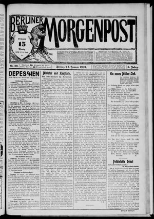 Berliner Morgenpost vom 24.01.1902