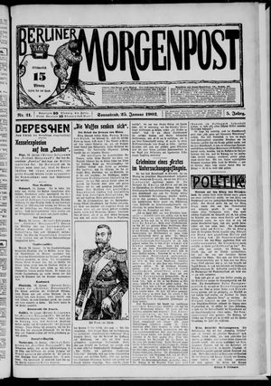 Berliner Morgenpost vom 25.01.1902