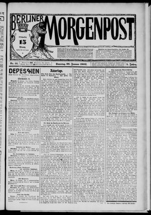 Berliner Morgenpost vom 26.01.1902