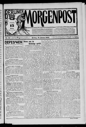 Berliner Morgenpost vom 31.01.1902