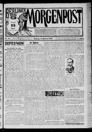 Berliner Morgenpost vom 09.02.1902