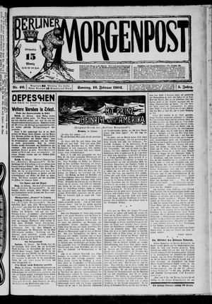 Berliner Morgenpost vom 16.02.1902