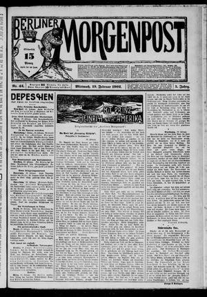 Berliner Morgenpost vom 19.02.1902