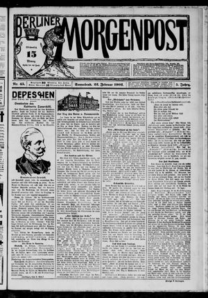 Berliner Morgenpost vom 22.02.1902