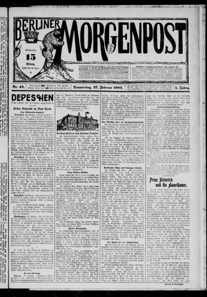 Berliner Morgenpost vom 27.02.1902