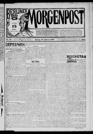 Berliner Morgenpost vom 28.02.1902