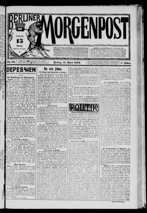 Berliner Morgenpost vom 11.04.1902