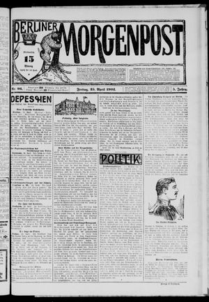 Berliner Morgenpost vom 25.04.1902