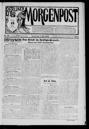 Berliner Morgenpost vom 01.05.1902