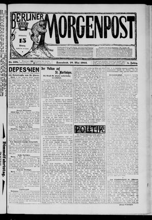 Berliner Morgenpost vom 10.05.1902