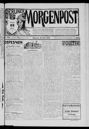 Berliner Morgenpost vom 28.05.1902
