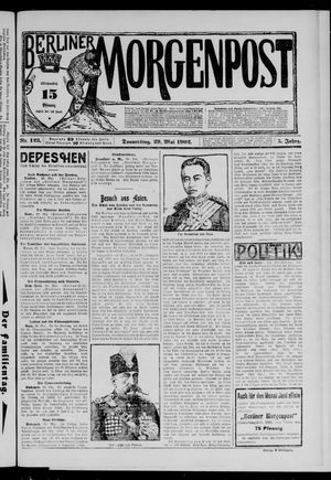 Berliner Morgenpost on May 29, 1902