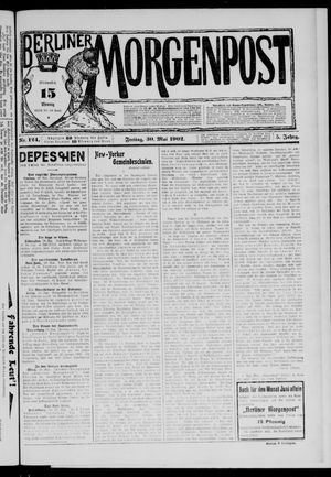 Berliner Morgenpost on May 30, 1902