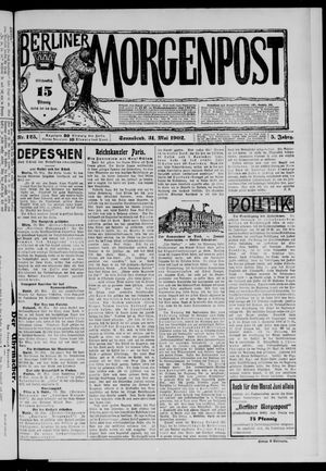Berliner Morgenpost vom 31.05.1902