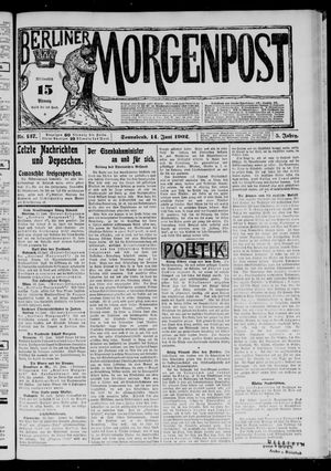 Berliner Morgenpost vom 14.06.1902