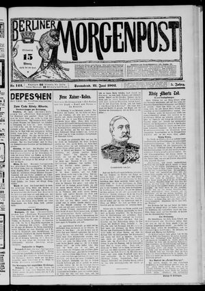 Berliner Morgenpost vom 21.06.1902