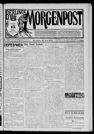 Berliner Morgenpost vom 26.06.1902