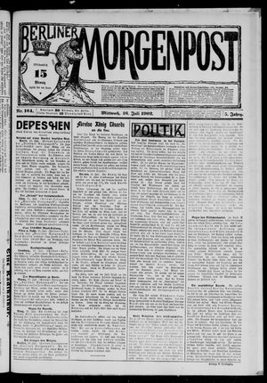 Berliner Morgenpost vom 16.07.1902