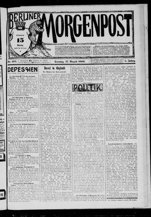 Berliner Morgenpost vom 17.08.1902
