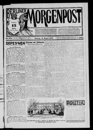 Berliner Morgenpost vom 31.08.1902