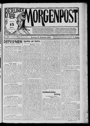 Berliner Morgenpost vom 16.09.1902