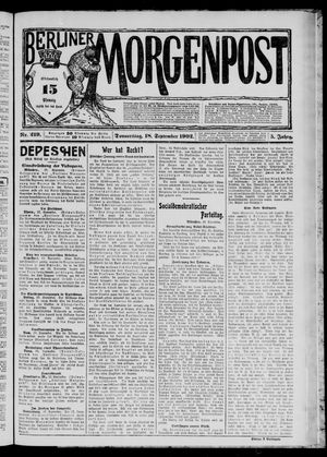 Berliner Morgenpost vom 18.09.1902