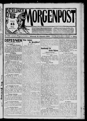 Berliner Morgenpost vom 24.09.1902