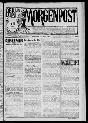 Berliner Morgenpost on Oct 9, 1902