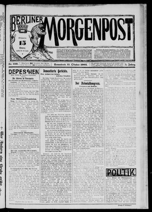Berliner Morgenpost vom 11.10.1902