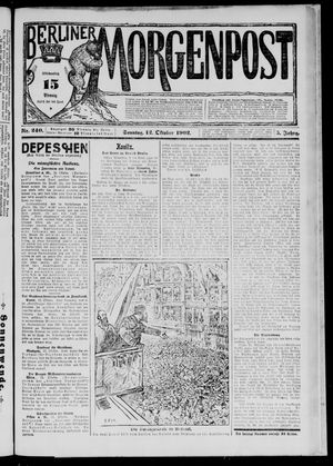 Berliner Morgenpost vom 12.10.1902