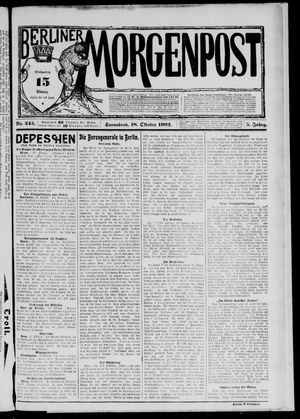 Berliner Morgenpost vom 18.10.1902