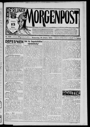 Berliner Morgenpost vom 23.10.1902