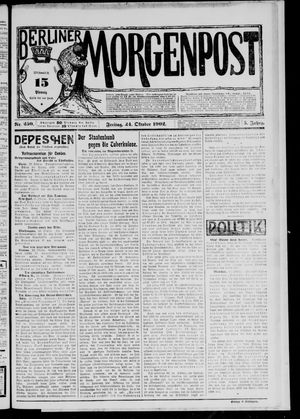 Berliner Morgenpost vom 24.10.1902