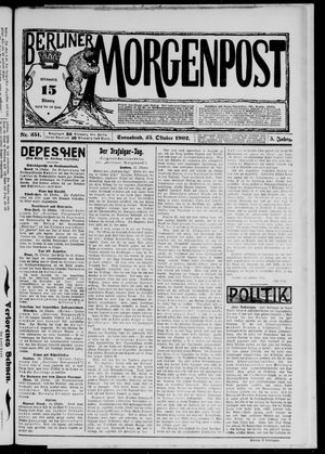 Berliner Morgenpost vom 25.10.1902