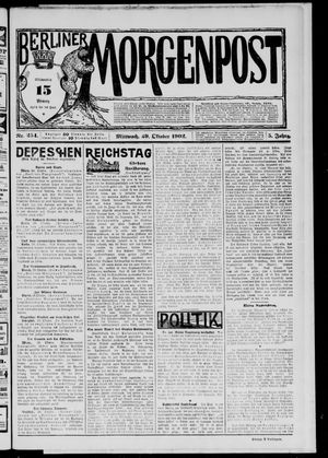 Berliner Morgenpost vom 29.10.1902