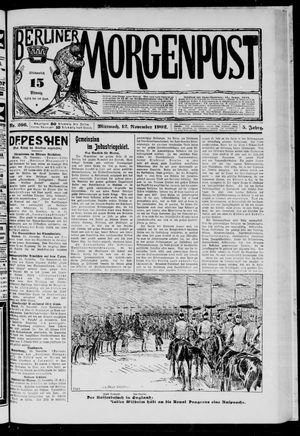Berliner Morgenpost vom 12.11.1902