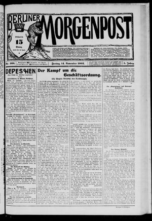 Berliner Morgenpost vom 14.11.1902