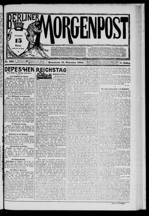 Berliner Morgenpost vom 15.11.1902