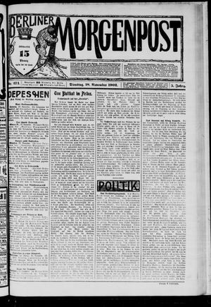 Berliner Morgenpost vom 18.11.1902