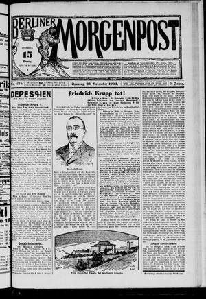 Berliner Morgenpost vom 23.11.1902