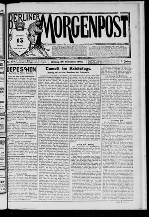 Berliner Morgenpost vom 28.11.1902