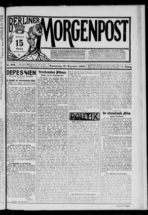 Berliner Morgenpost vom 18.12.1902