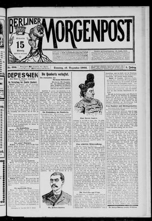 Berliner Morgenpost vom 21.12.1902