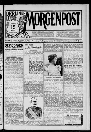 Berliner Morgenpost vom 23.12.1902