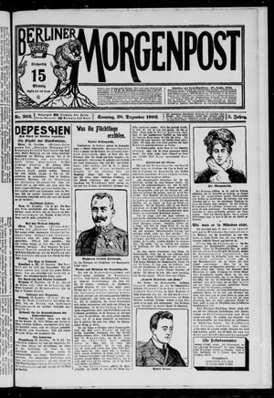 Berliner Morgenpost vom 28.12.1902
