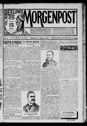 Berliner Morgenpost vom 03.01.1903