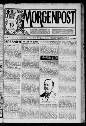 Berliner Morgenpost vom 10.01.1903