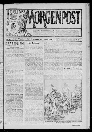 Berliner Morgenpost vom 14.01.1903