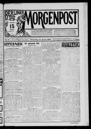 Berliner Morgenpost vom 15.01.1903