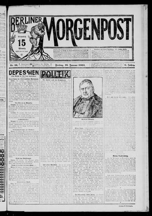 Berliner Morgenpost on Jan 16, 1903